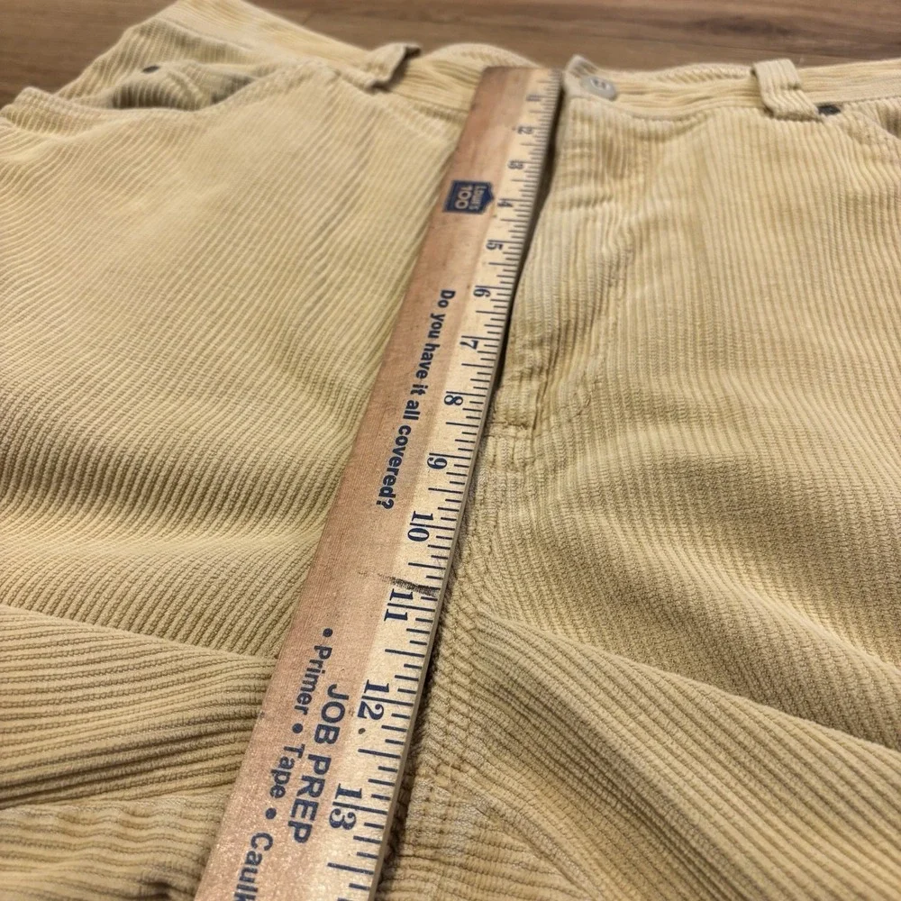 VTG Tommy Bahama Relax Corduroy Shorts Men's 36 Fits 35x9 Tan Silk Cotton Blend